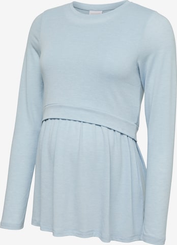 T-shirt 'MLANABELLA' MAMALICIOUS en bleu : devant