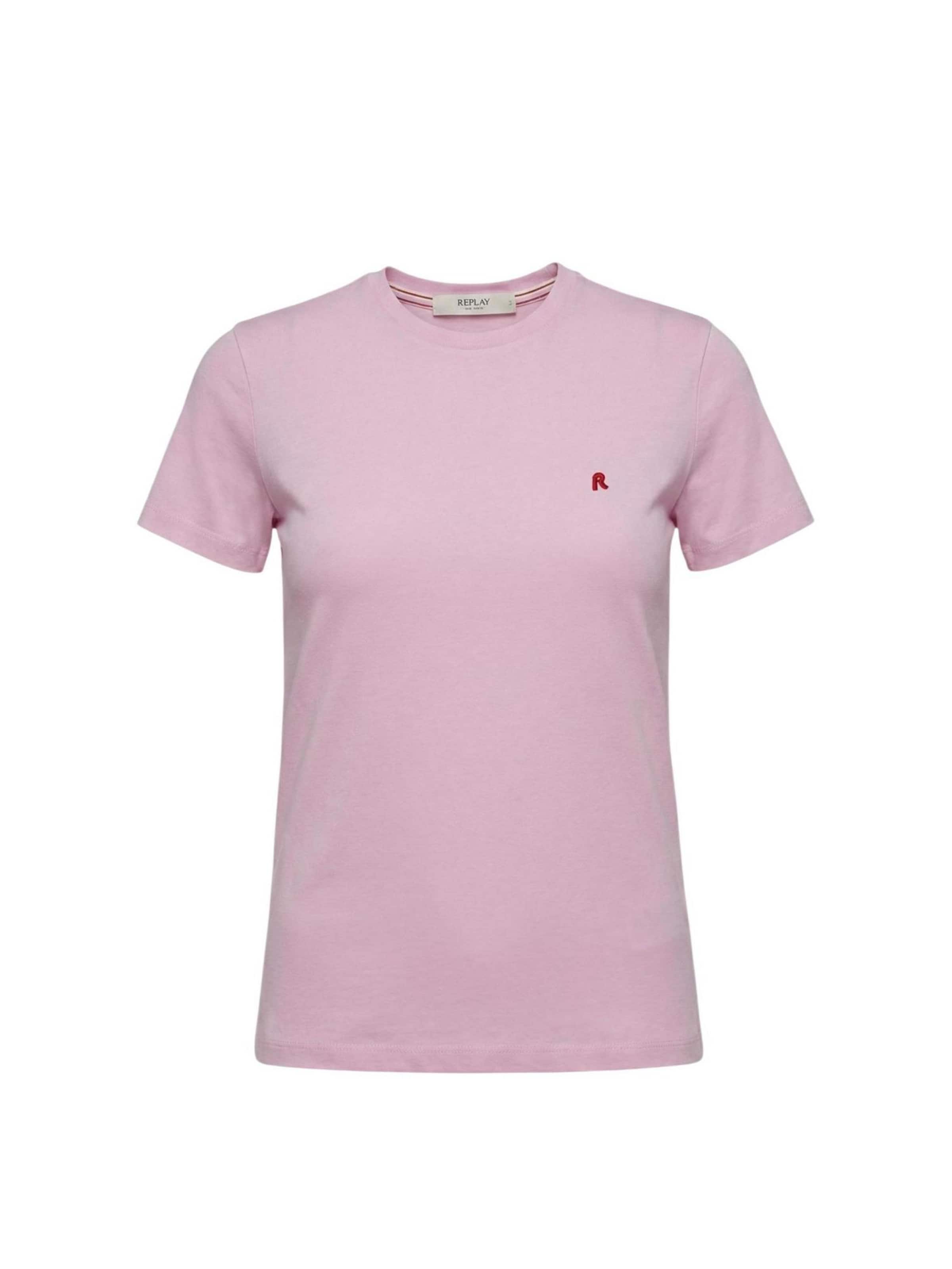 Maglietta 'REGULAR W3566B.000.2660' di REPLAY in rosa