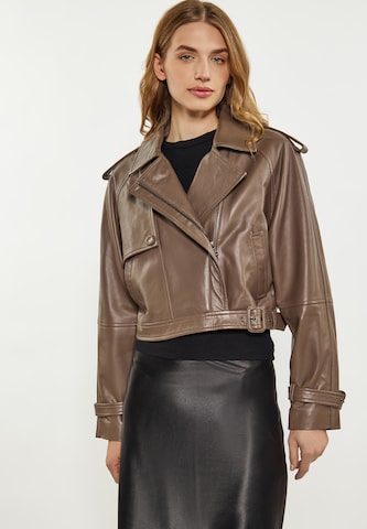 DreiMaster Vintage Between-season jacket in Brown: front
