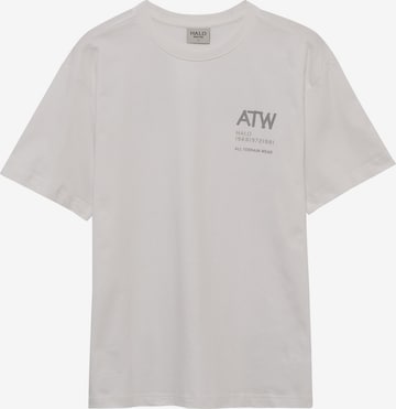 T-Shirt HALO en blanc : devant