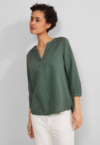 STREET ONE Blouse in Groen: voorkant