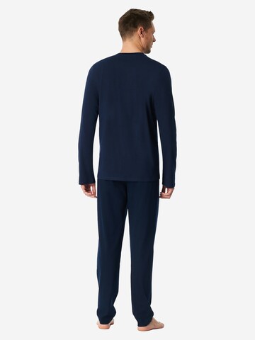 SCHIESSER Pyjama 'Casual Nightwear' in Blau