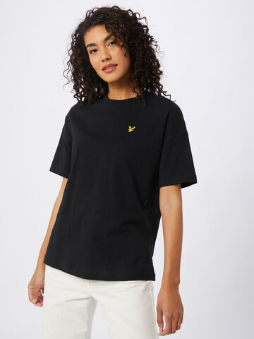 T-shirt oversize Lyle & Scott en noir : devant