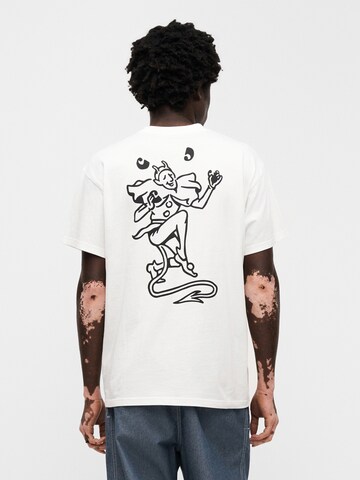 Carhartt WIP Μπλουζάκι 'Playing Cards' σε λευκό: μπροστά