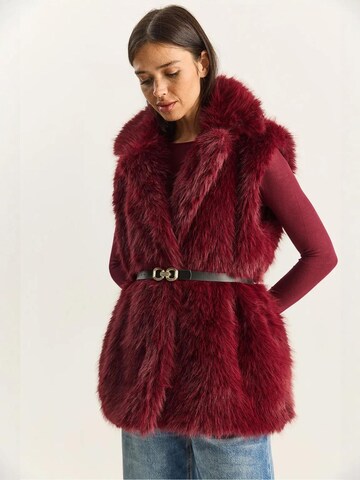 Bianco Lucci Vest in Red