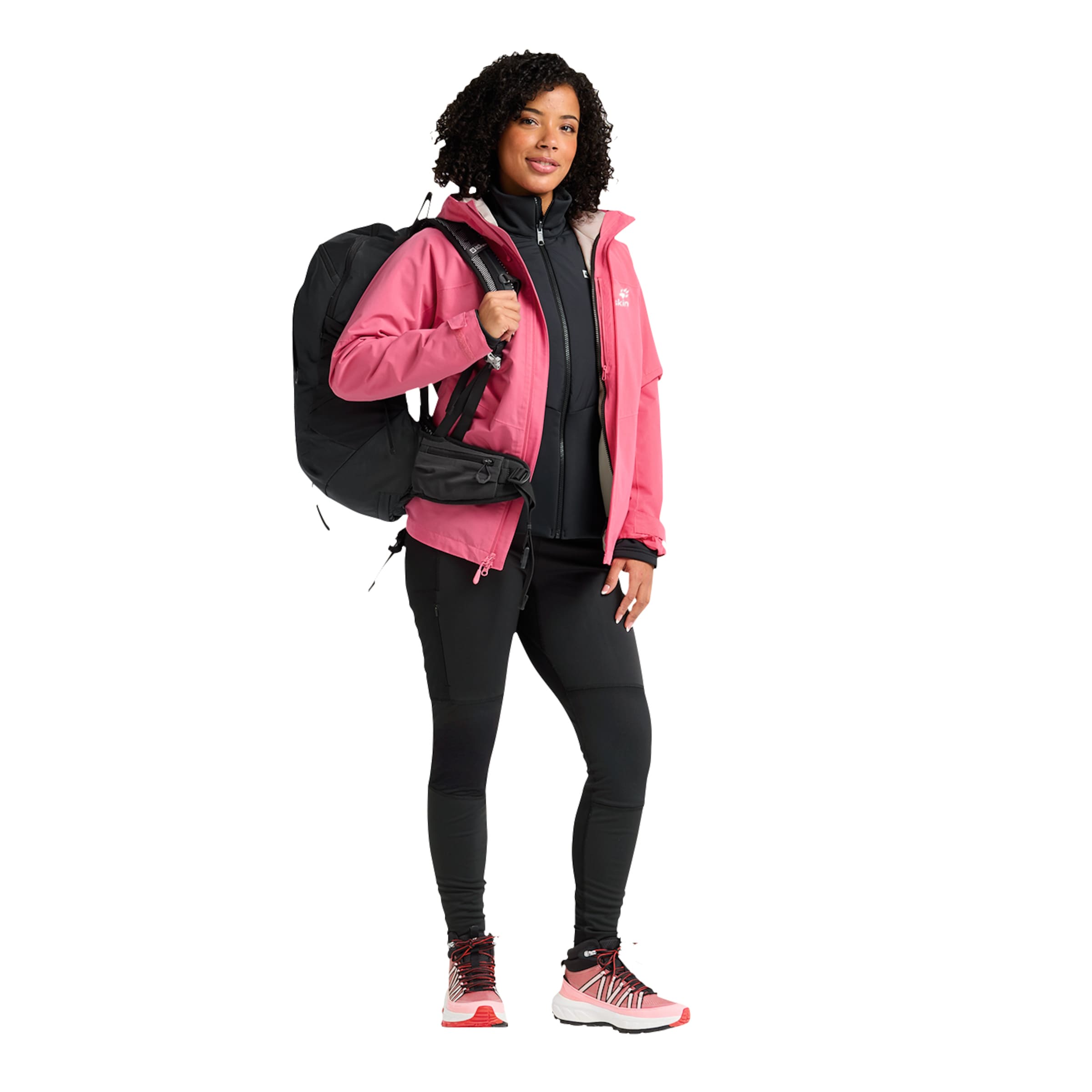 JACK WOLFSKIN Boots in Pink