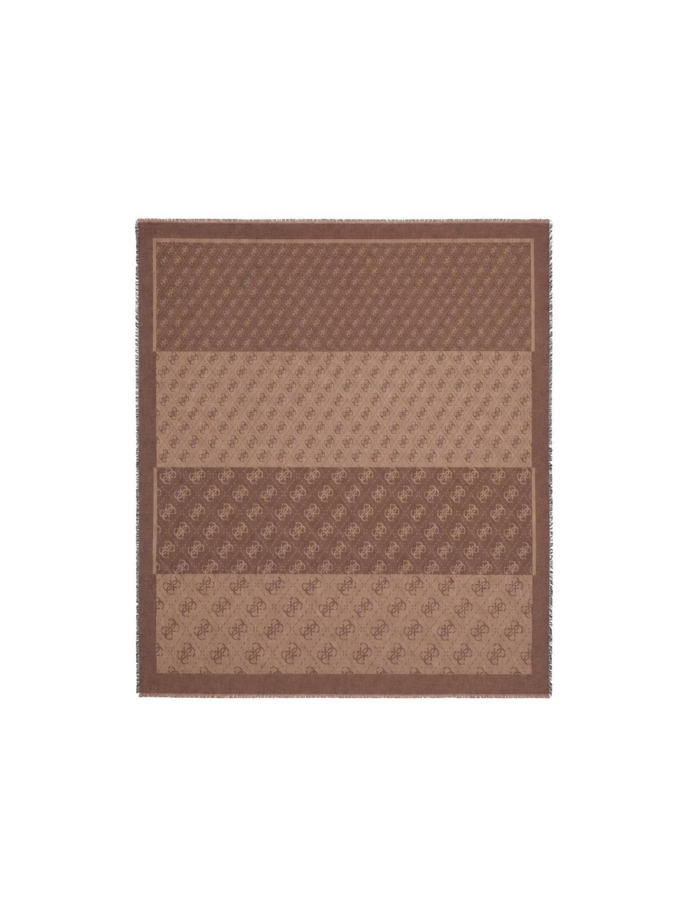 Foulard 'LINDSEY JACQUARD KEF AW5526 VIS03' di GUESS in marrone: frontale