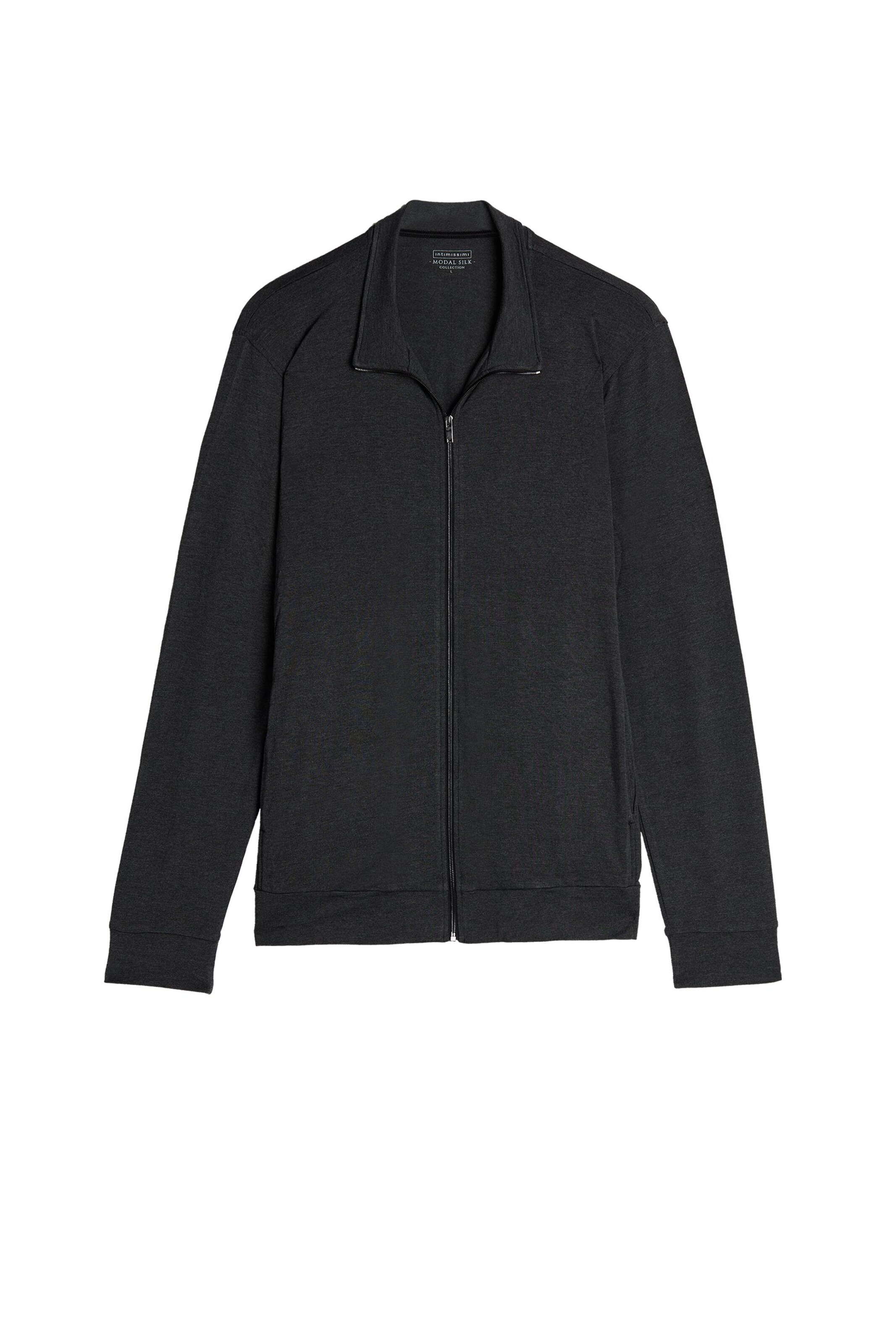 IUMAN Intimissimi Uomo Sweatjacke in Grau: Vorderseite