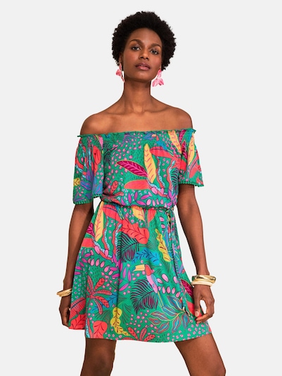 Abito in 40 love & roses di colore blu chiaro / verde / rosa / rosso, Visualizzazione prodotti