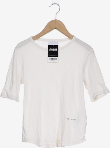 Calvin Klein T-Shirt S in Weiß: predná strana