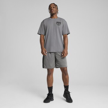 PUMA Performance shirt 'Posterize' in Grey