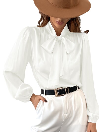 Cupshe Blouse 'Long Sleeve' in XS in White, Item view