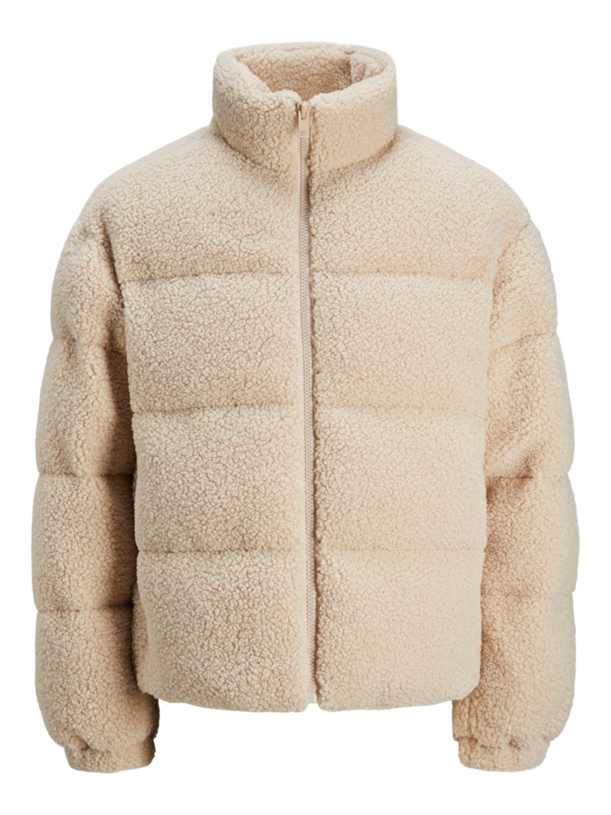JACK & JONES Winterjas 'JORCamp' in Wit: voorkant