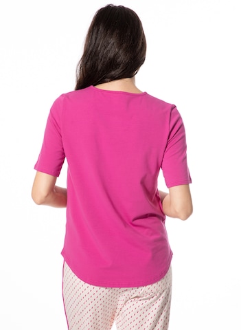 Sanetta Pajama Shirt in Pink