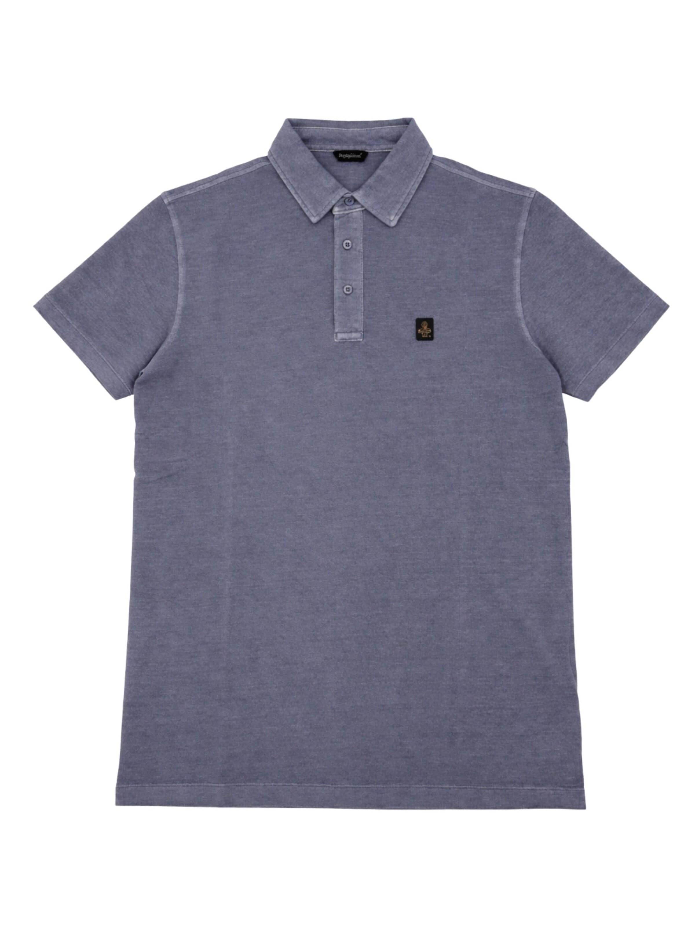 T-Shirt 'MIRROR POLO' Refrigiwear en bleu : devant