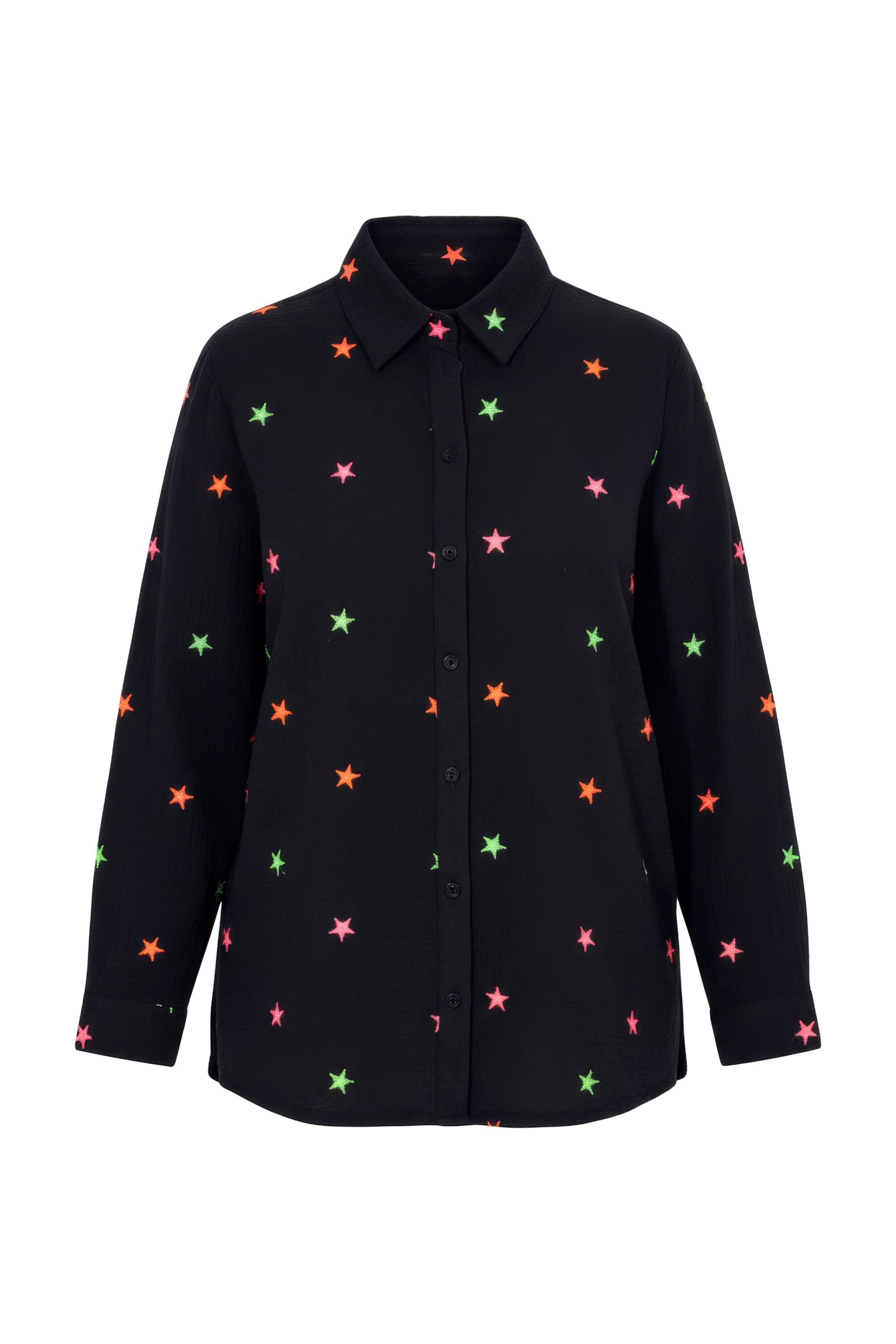 Angel of Style Bluse in Schwarz: Vorderseite