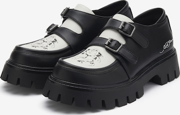 Ed Hardy Mokassin in Schwarz: Vorderseite