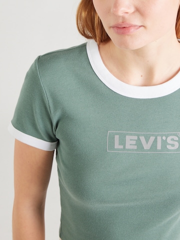 T-shirt 'GRAPHIC RINGER MINI' LEVI'S ® en vert