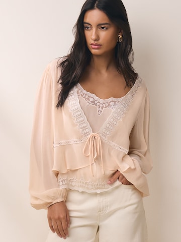 Camicia da donna di Bhoem in rosa: frontale