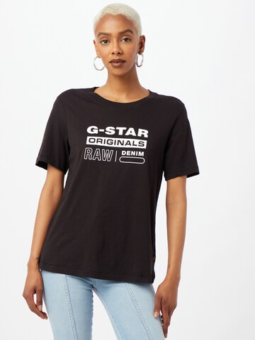 G-Star RAW T-shirt i svart: framsida