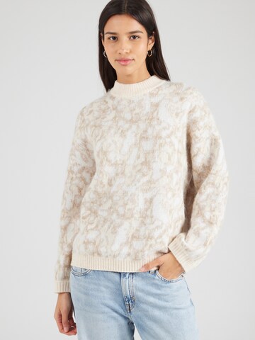 PIECES - Jersey 'PCPEGGY' en beige: frente