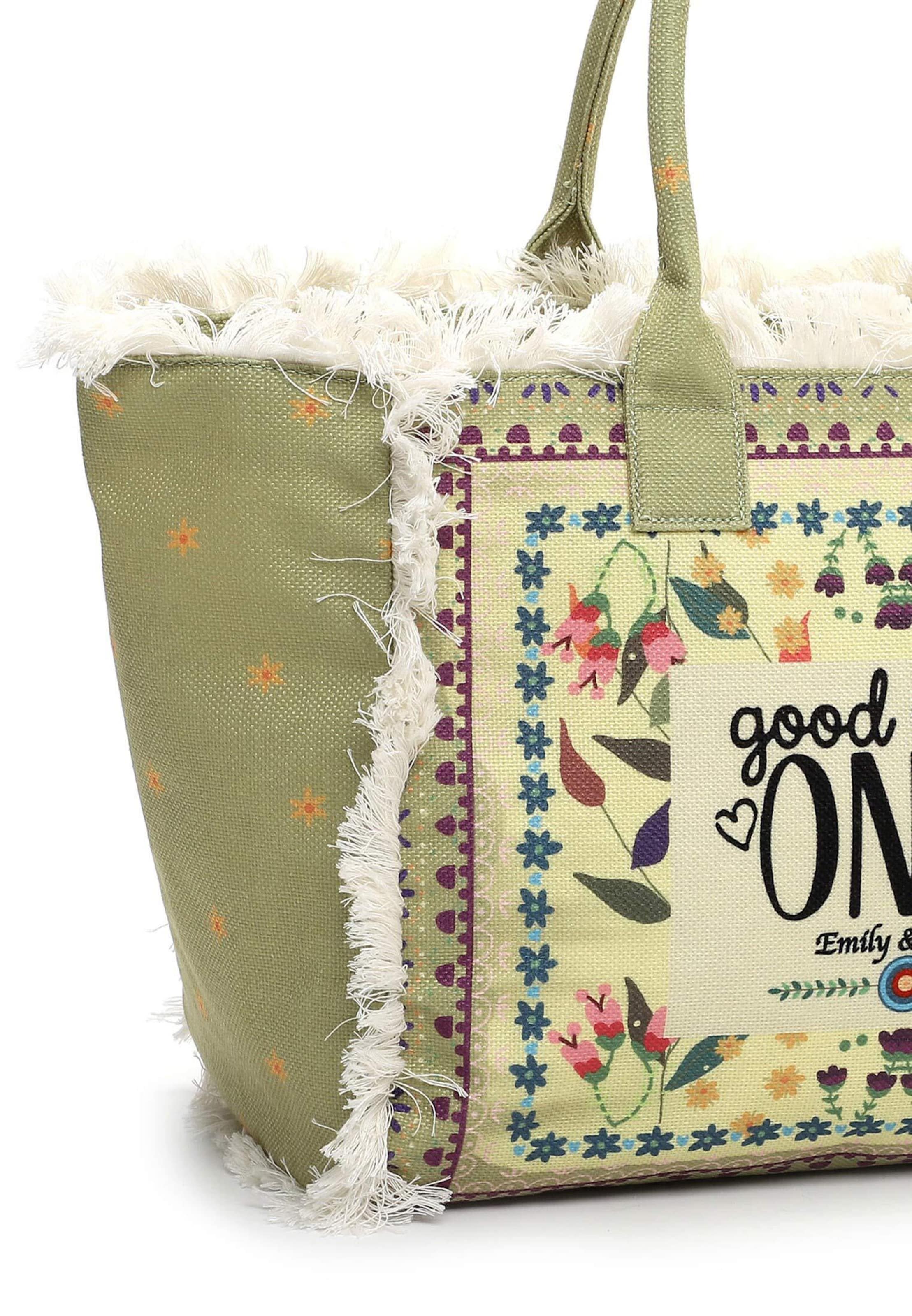 Emily & Noah Nákupní taška 'Elea' – žlutá