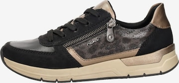 Baskets basses 'Sneakers Laag' Rieker en noir : devant
