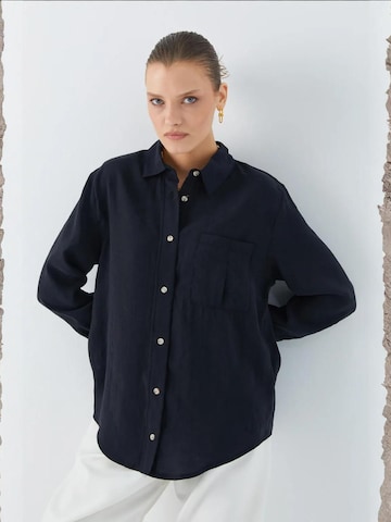 MixRay Bluse in Schwarz