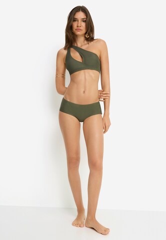 LSCN by LASCANA Dół bikini w kolorze zielony