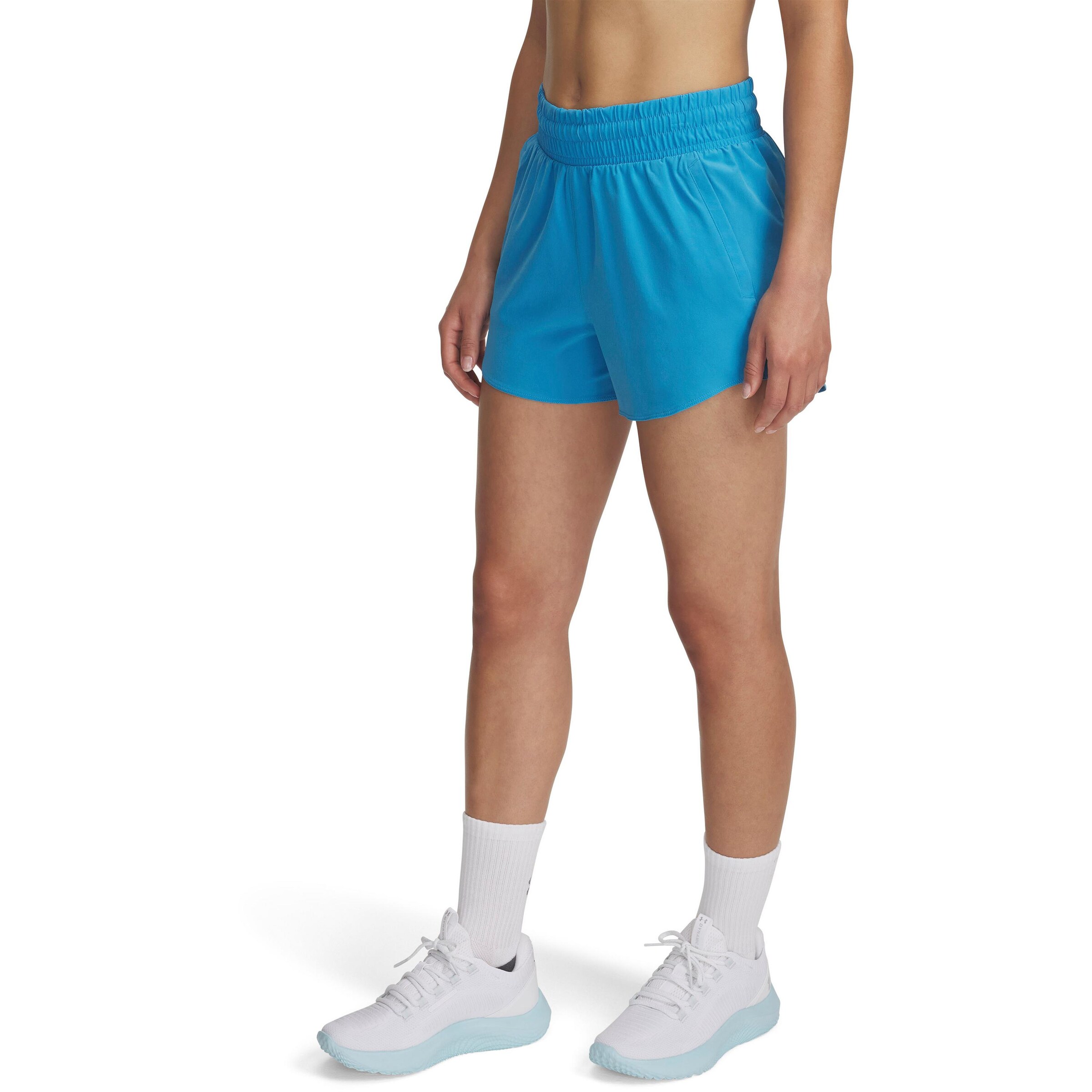 UNDER ARMOUR Regular Sportbroek 'Flex' in Blauw: voorkant