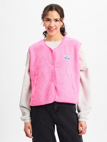 AMERICAN VINTAGE Weste ' Hoktown ' in Pink: Vorderseite