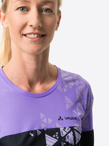 VAUDE Functioneel shirt 'W Moab LS T V' in Zwart