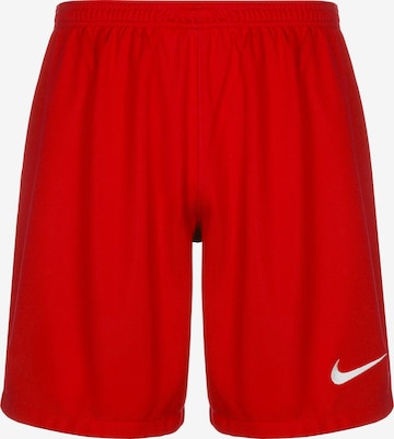 NIKE Regular Workout Pants 'League Knit III' in Red: front