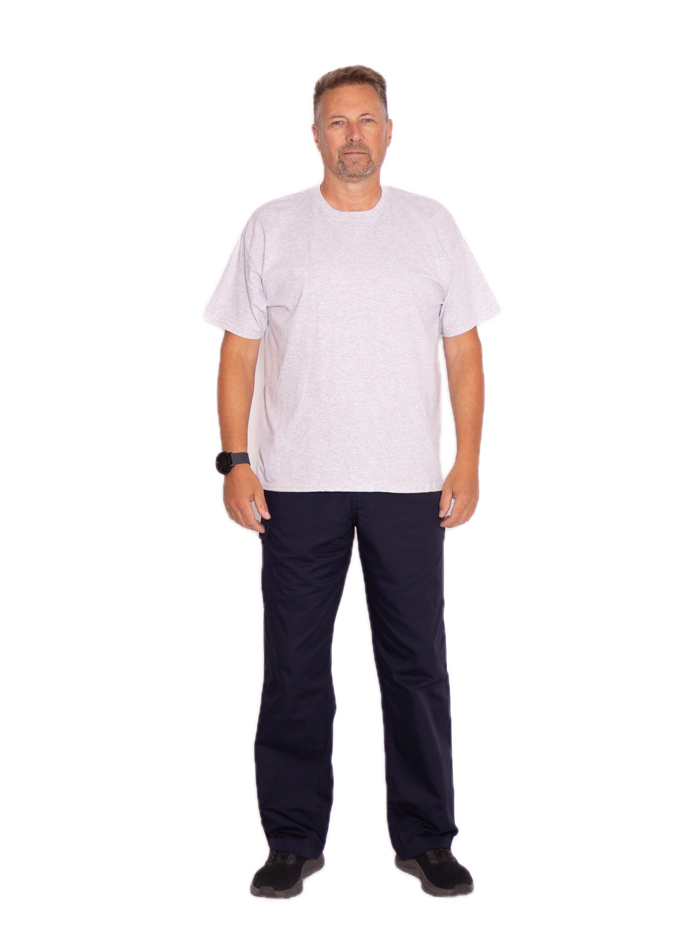 FRUIT OF THE LOOM Shirts 'T-shirt' i grå