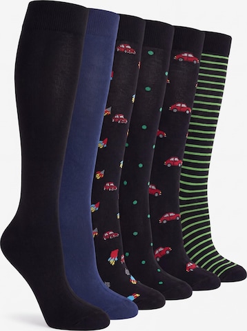 Ciocca Knee High Socks in Mixed colors: front