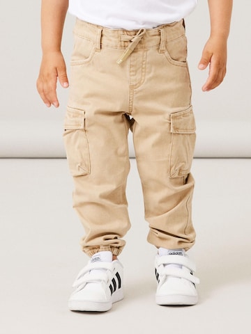 NAME IT Tapered Pants 'Ben' in Beige: front