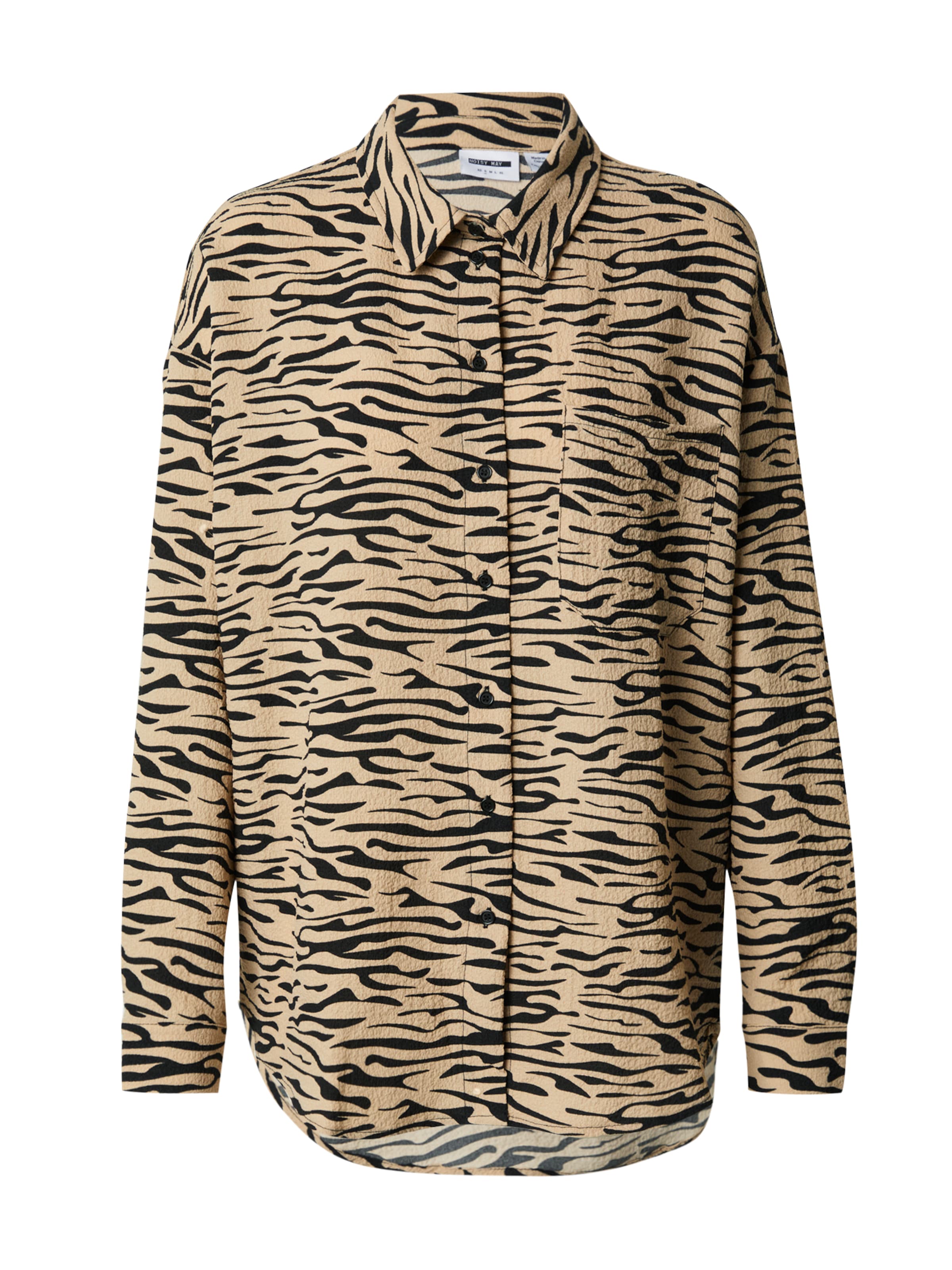 Camicia da donna 'RIPPLE' di Noisy may in marrone: frontale