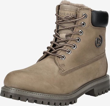 bugatti Schnürboots in Braun: Vorderseite
