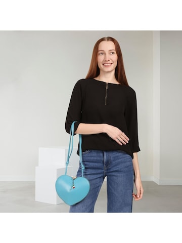 Florence Shoulder Bag in Blue: front