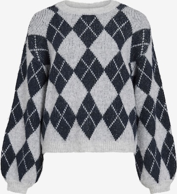 VILA Trui 'VIKARLEY' in Grijs: voorkant