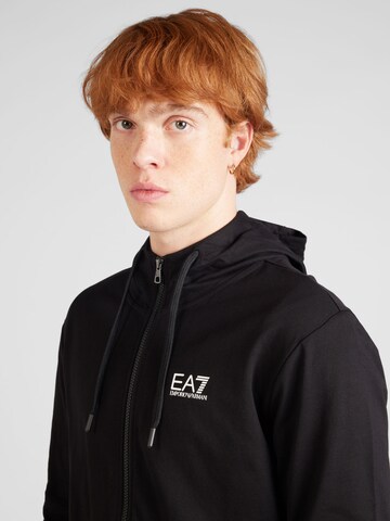 Veste de survêtement EA7 Emporio Armani en noir