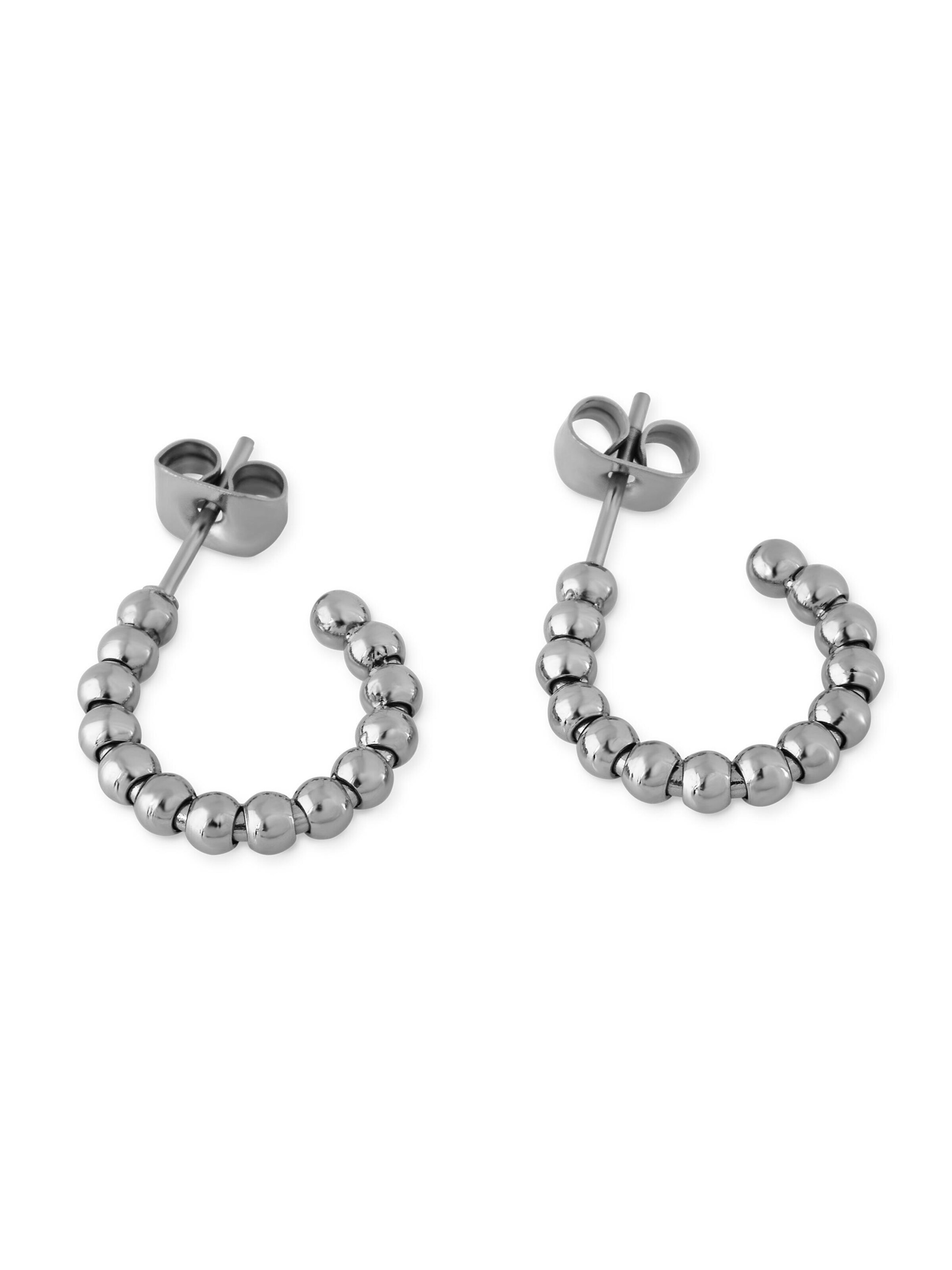 Akitsune Earrings 'Delight' in Silver