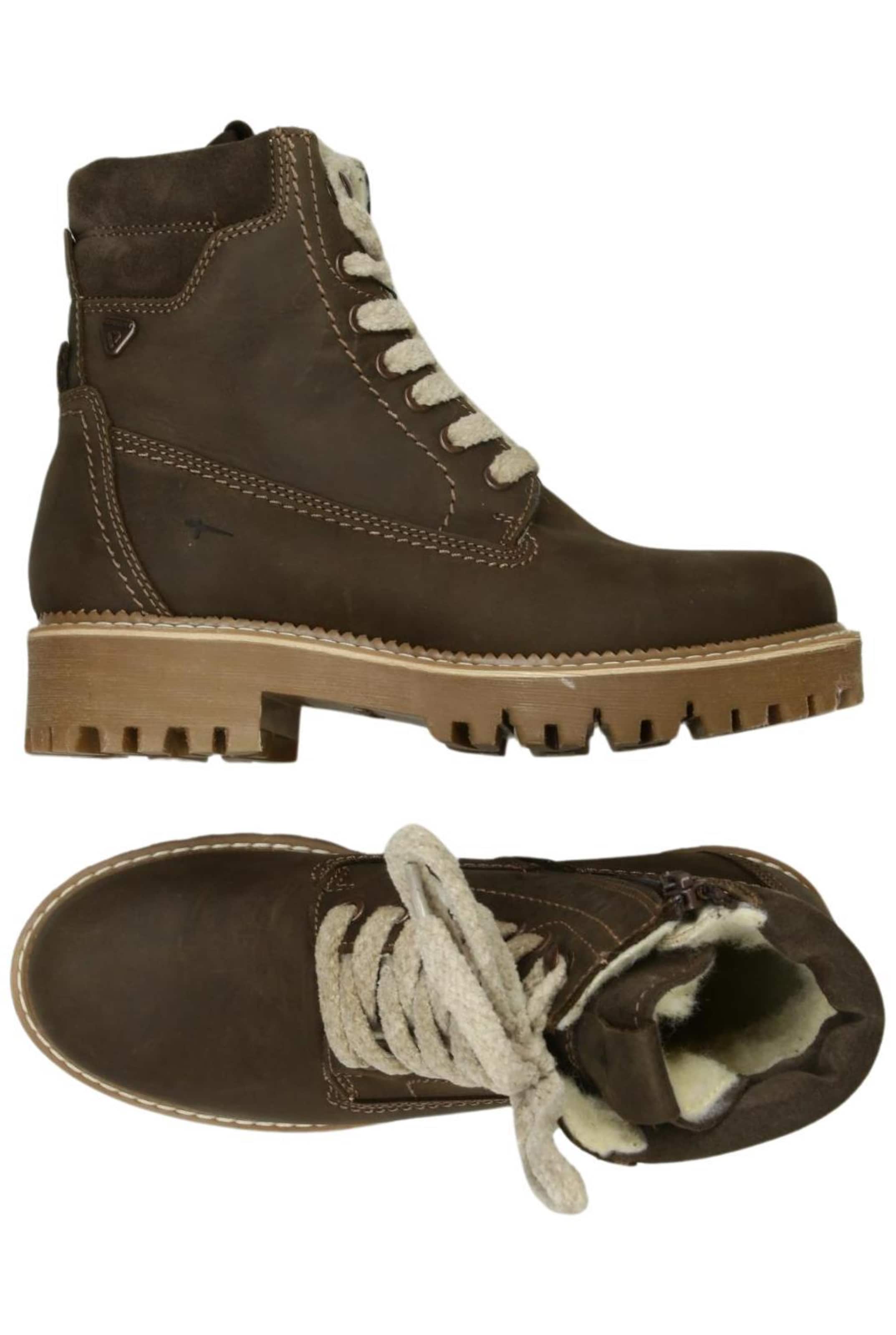 Tamaris Dress Boots in 37 in Brown: front