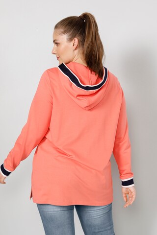 Sweat-shirt Janet & Joyce en orange