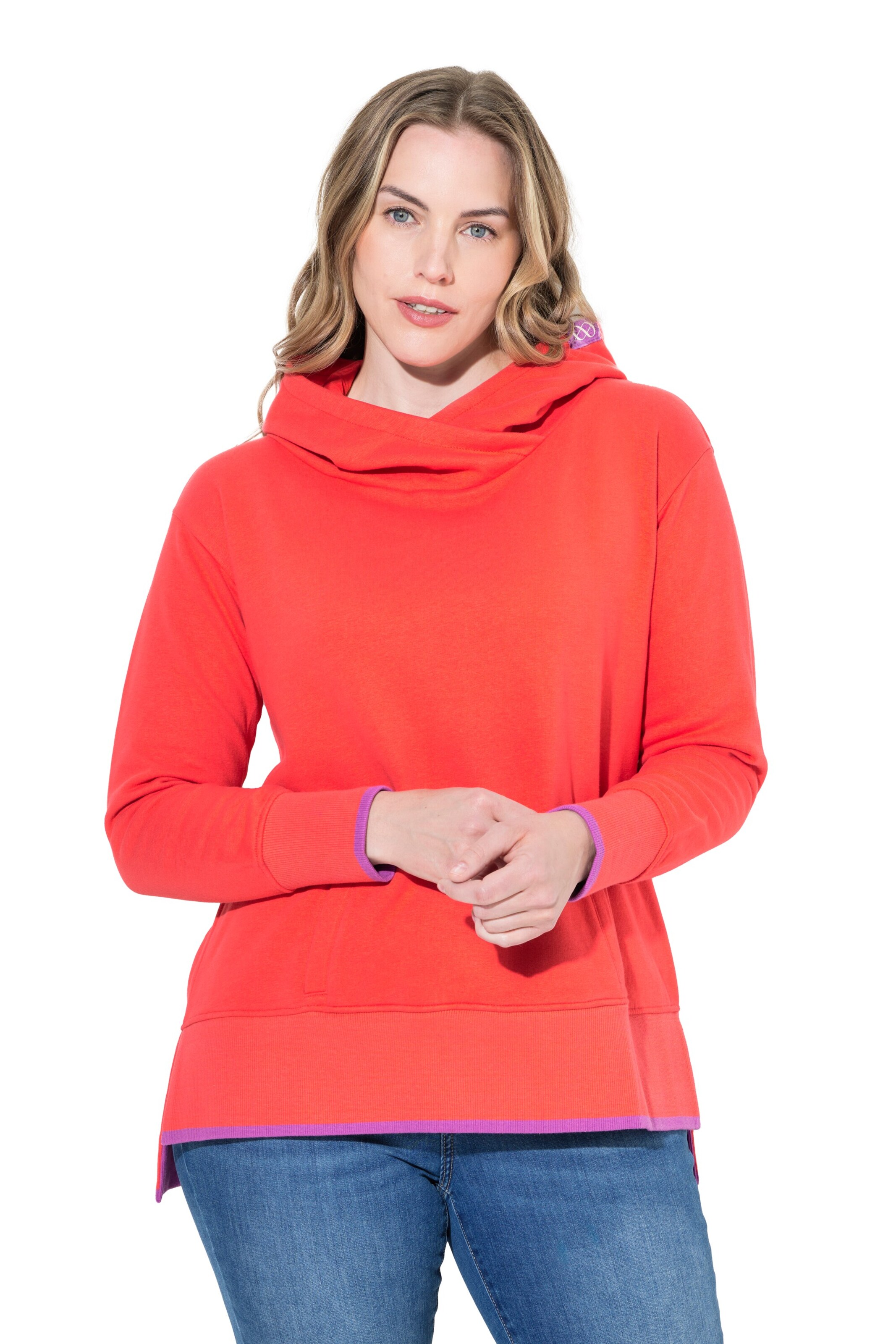 LAURASØN Sweatshirt in Oranje: voorkant
