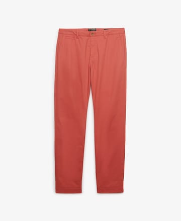 Regular Pantalon chino 'Premium' Superdry & Co en rouge