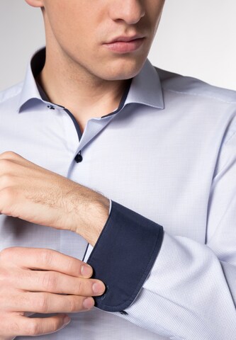 ETERNA Slim Fit Hemd in Blau