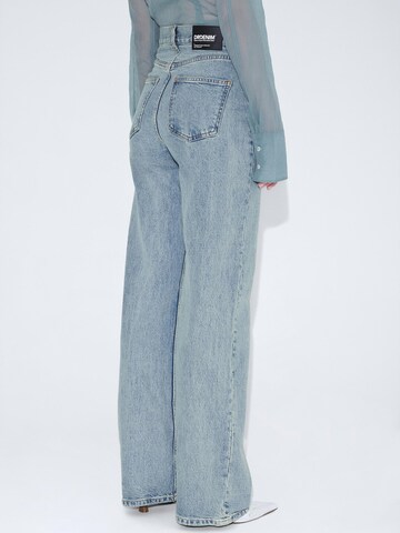 Dr. Denim Regular Jeans 'Echo High Straight - Jeans'‌ in Blau