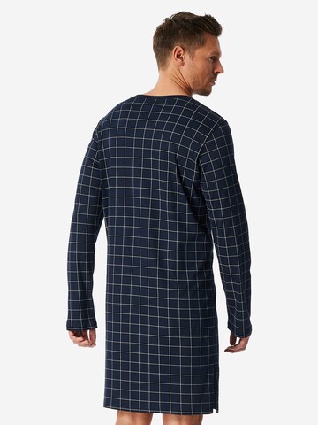 Pyjama long 'Fine Interlock' SCHIESSER en bleu