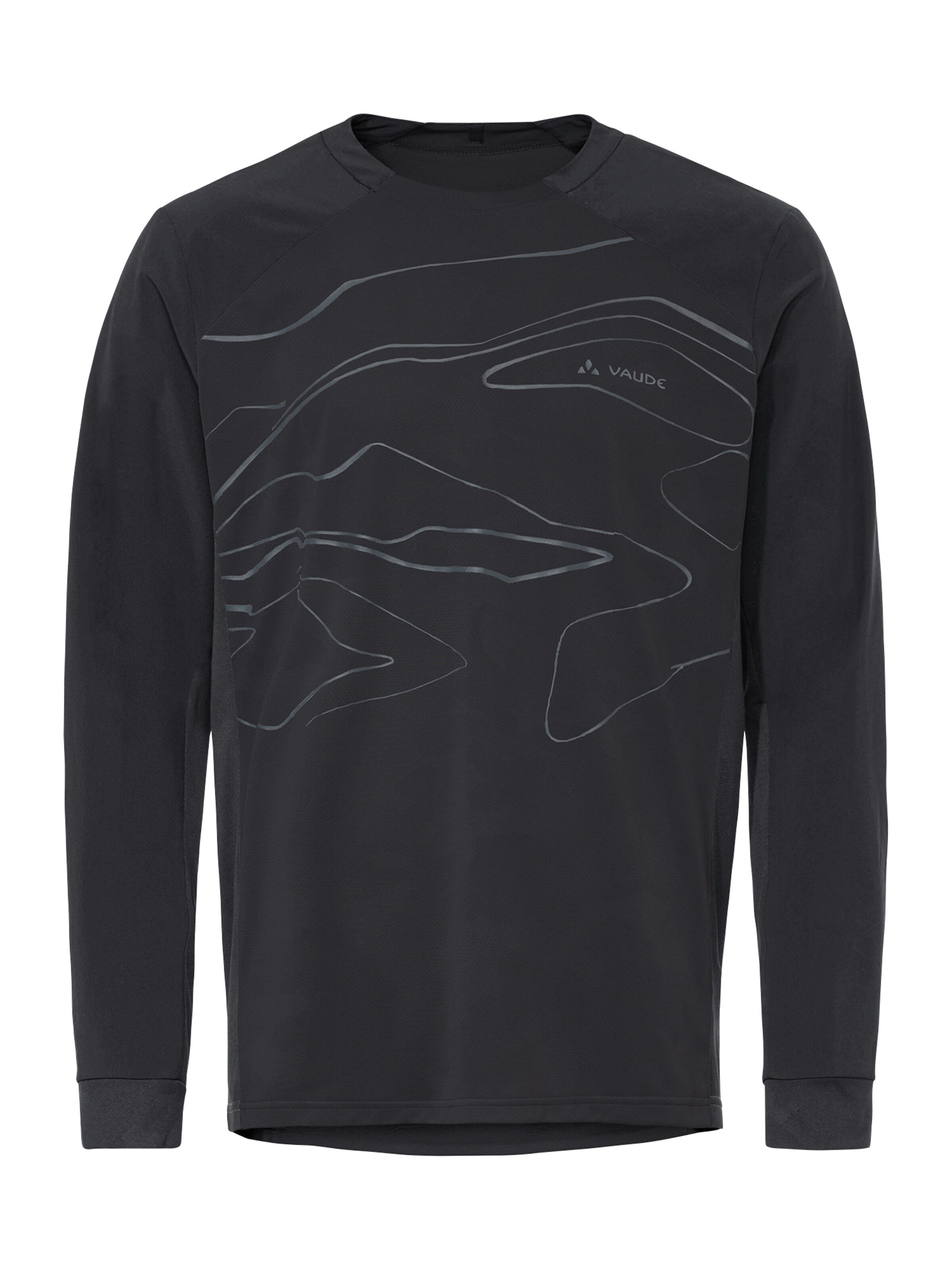 VAUDE Performance shirt 'Moab' in Black: front